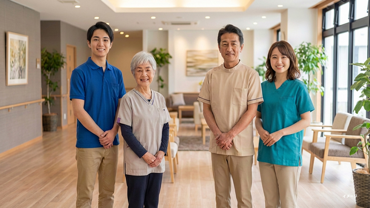 サービス付き高齢者向き住宅の介護スタッフイメージ