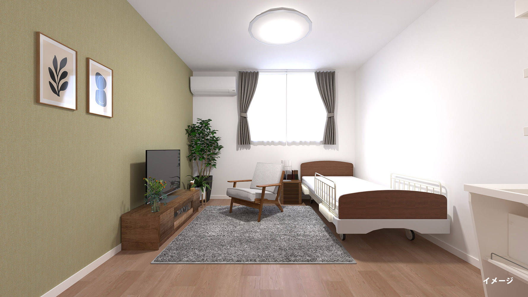 紬、１階のお部屋イメージ