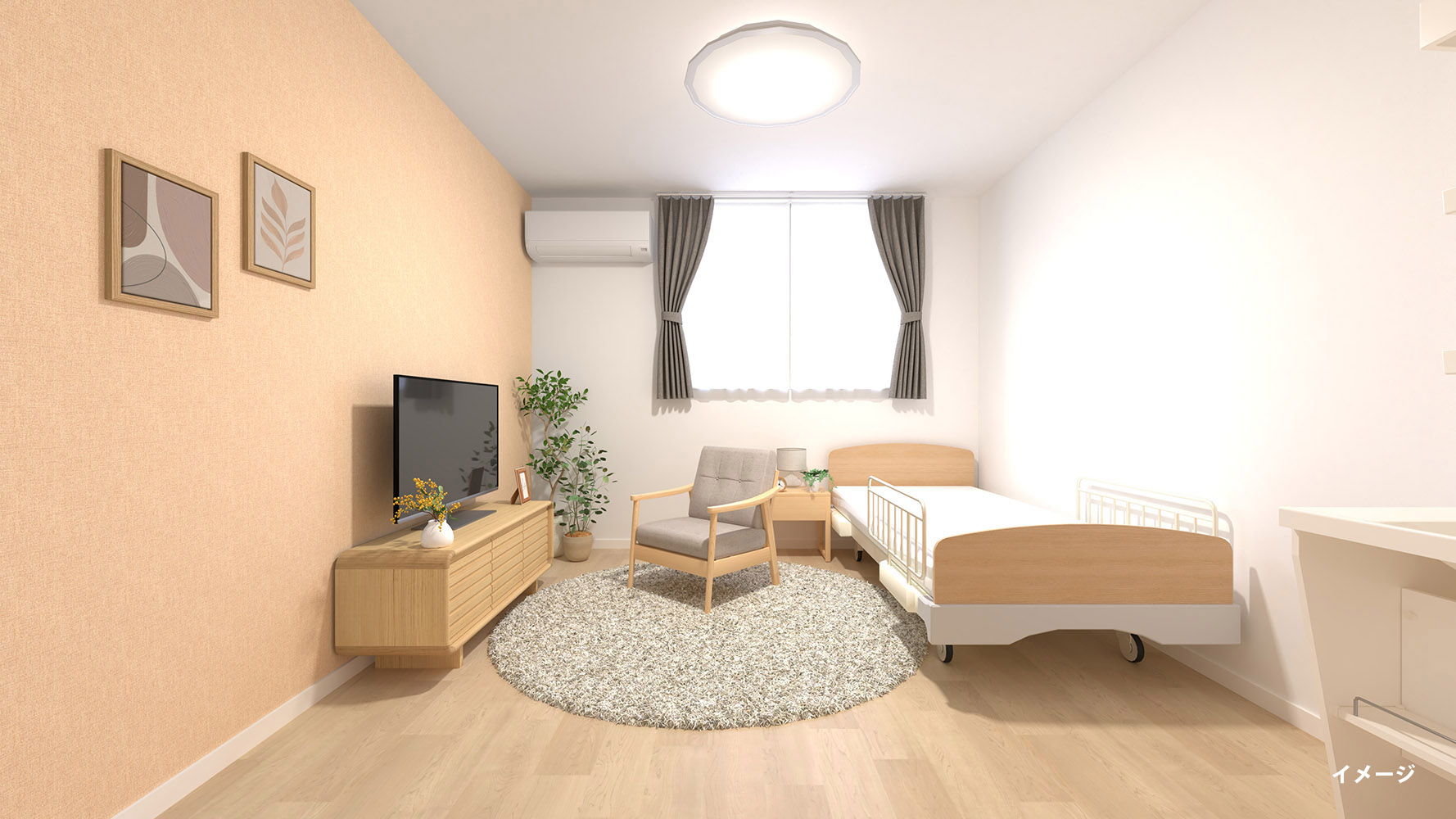 紬、２階のお部屋イメージ