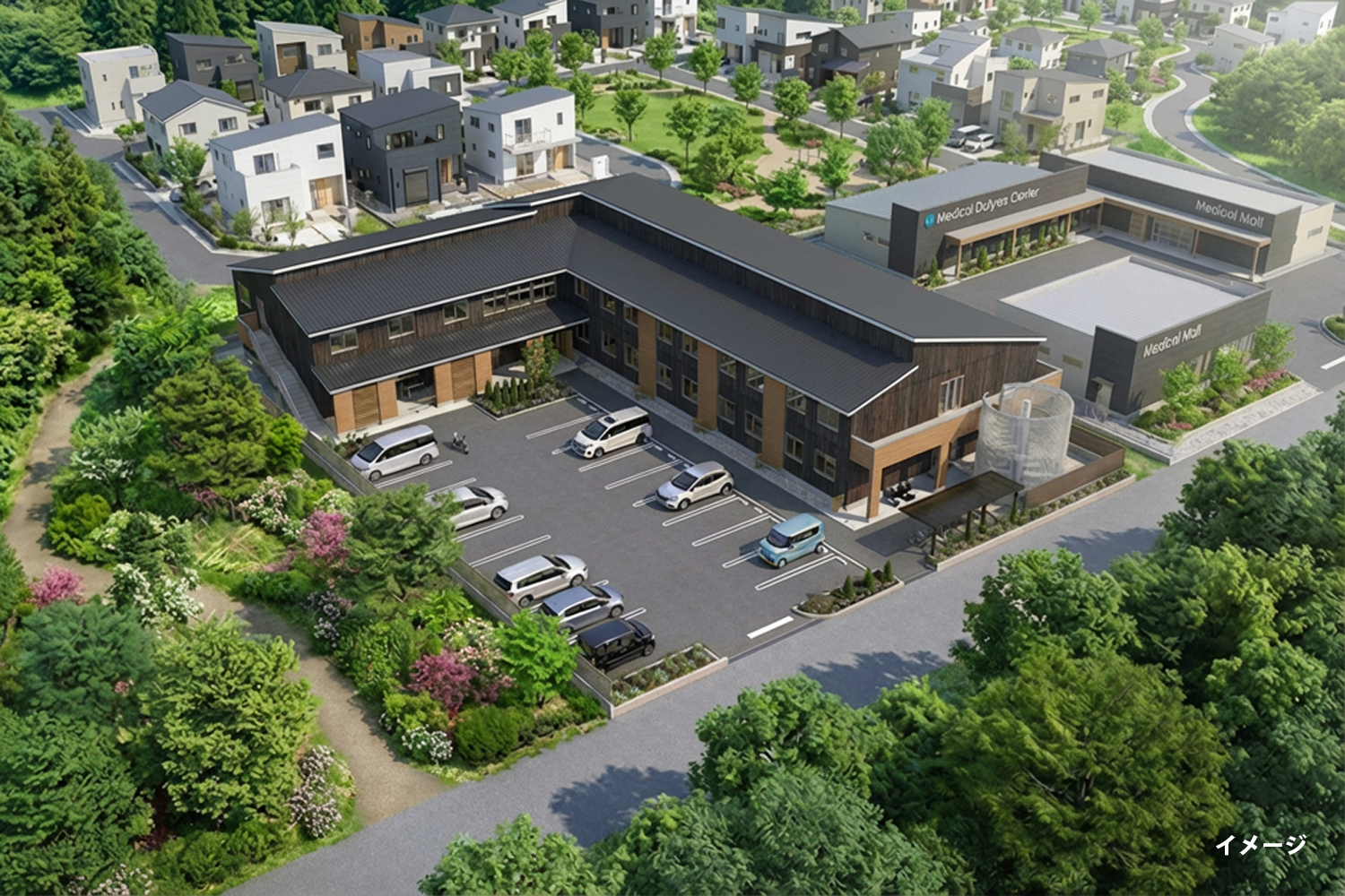 「紬」誕生上空からのイメージ