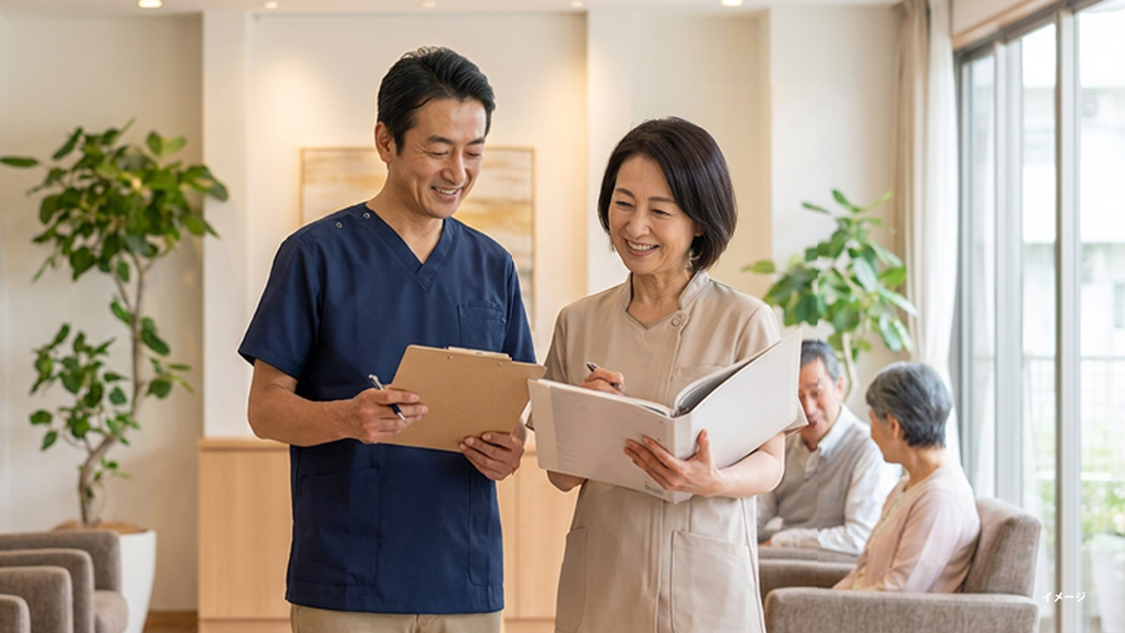 サービス付き高齢者向き住宅の介護スタッフイメージ
